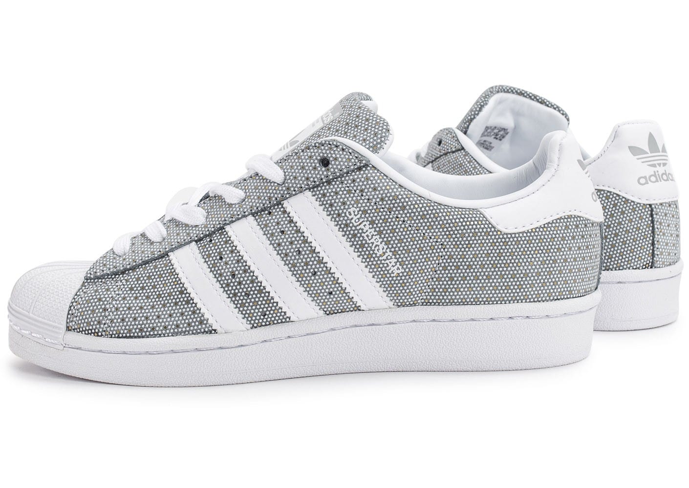 adidas superstar femme grise